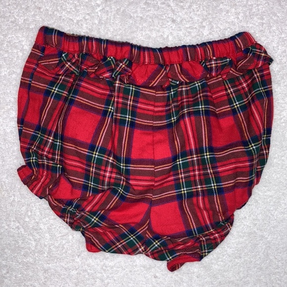 Janie and jack red Bradbury plaid 2 pc set 6-12m - Picture 9 of 13